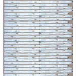 SAMSUNG UA75MU6103 LED STRIPS (SET OF 27) 